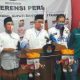 Relawan kemenangan dan simpatisan partai pendukung mengantarkan pasangan calon (PASLON) Yusuf Widyatmoko dan  Muhammad Riza Aziziy yang berangkat dari rumah kediaman ketua Partai Kebangkitan Bangsa