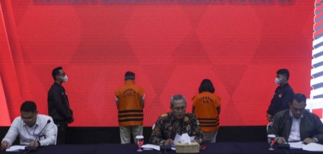 kpk konferensi pers kasus basarnas