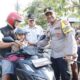 Edukasi di Operasi Zebra Semeru 2023, Polres Madiun Kota Berbagi Helm Gratis
