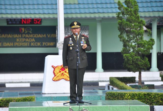 Dandim 0821-Lumajang Pimpin Upacara Peringatan HUT TNI ke-78