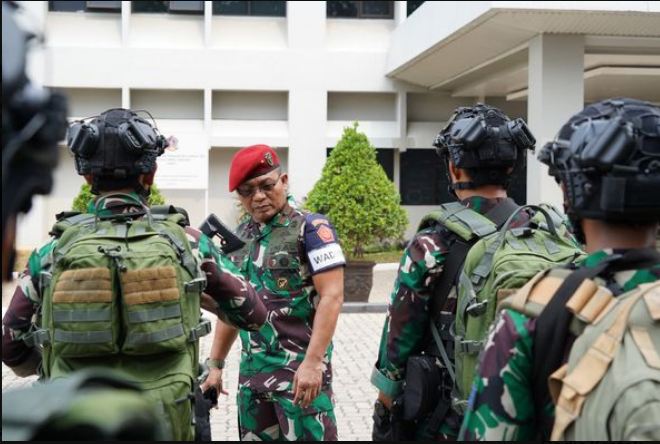 Komando Operasi Khusus TNI Gelar Apel Kesiapan Menjelang Latihan Aksi Khusus 2023
