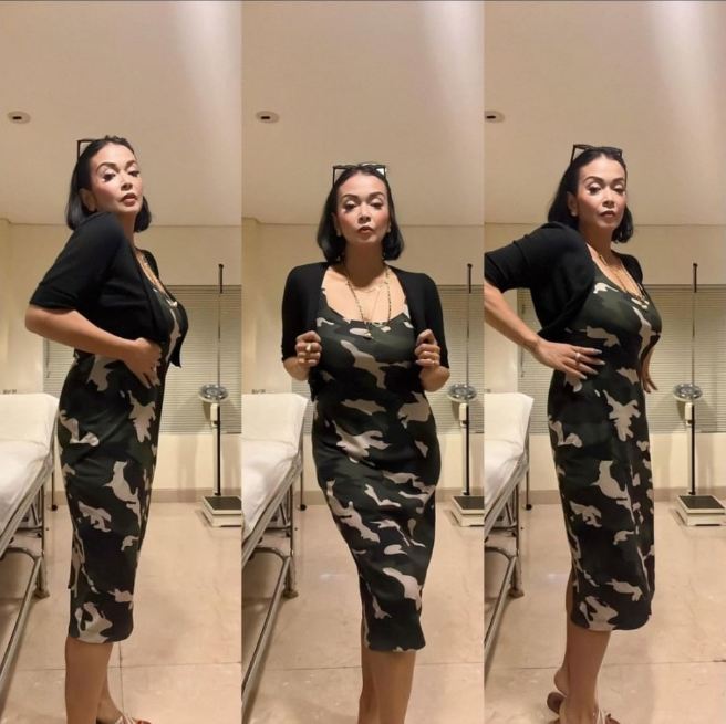 Dress body fit Jennifer Jill. (Instagram)