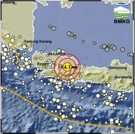Gempa Magnitudo 4,1 Guncang Kabupaten Sumedang