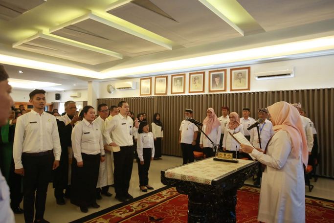 Bupati Banyuwangi Lantik 116 CPNS Menjadi PNS