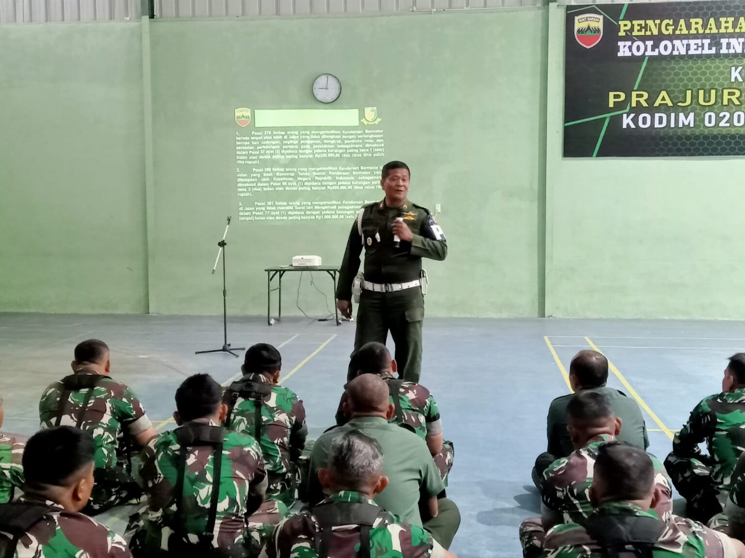 Kapten CPM Sutanto Juliardi, di Makodim 0205/TK.