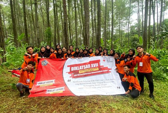 KSR PMI Unit Universitas Muhammadiyah Jember Gelar Diklatsar