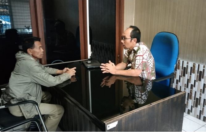 Klarifikasi Kacab PDAM Tirtanadi Brastagi dengan awak media