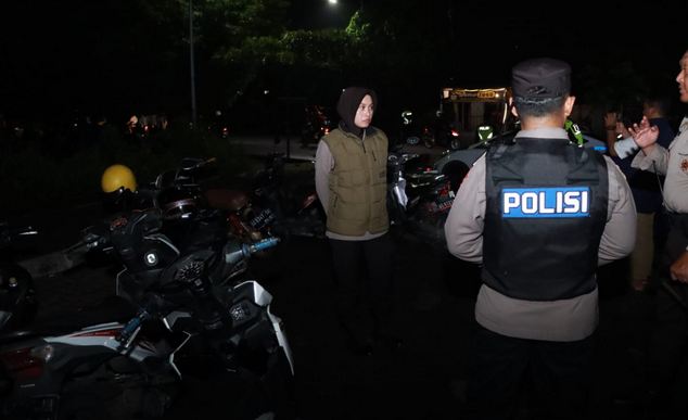 Patroli Gabungan Polres Kediri Penertiban Knalpot Brong