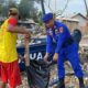 Polairud Polresta Banyuwangi Bersama Masyarakat Pesisir Bersatu, Sapu Bersih Sampah Laut