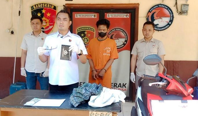 Tersangka Pencurian Sepeda Motor di di Warung Kopi dan Rental PlayStation Surabaya