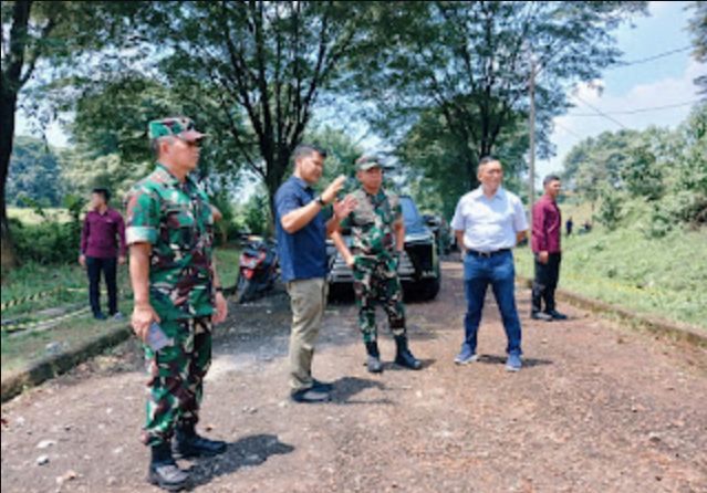Panglima TNI Tinjau Lokasi Kebakaran Gudang Amunisi Daerah di Ciangsana