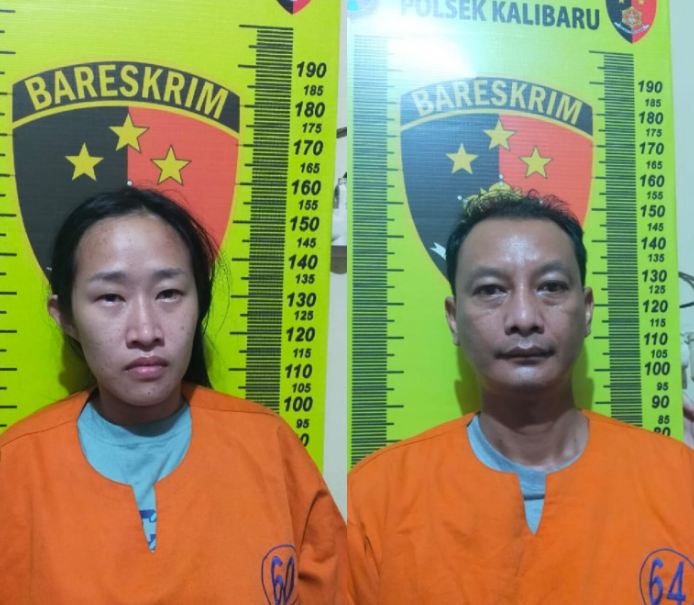 Polresta Banyuwangi Tangkap Pasangan Suami Istri Bawa Sabu 10,8 Gram di Kalibaru