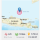 Gempa Berkekuatan 6.5 SR Mengguncang Timur Laut Tuban, Jawa Timur