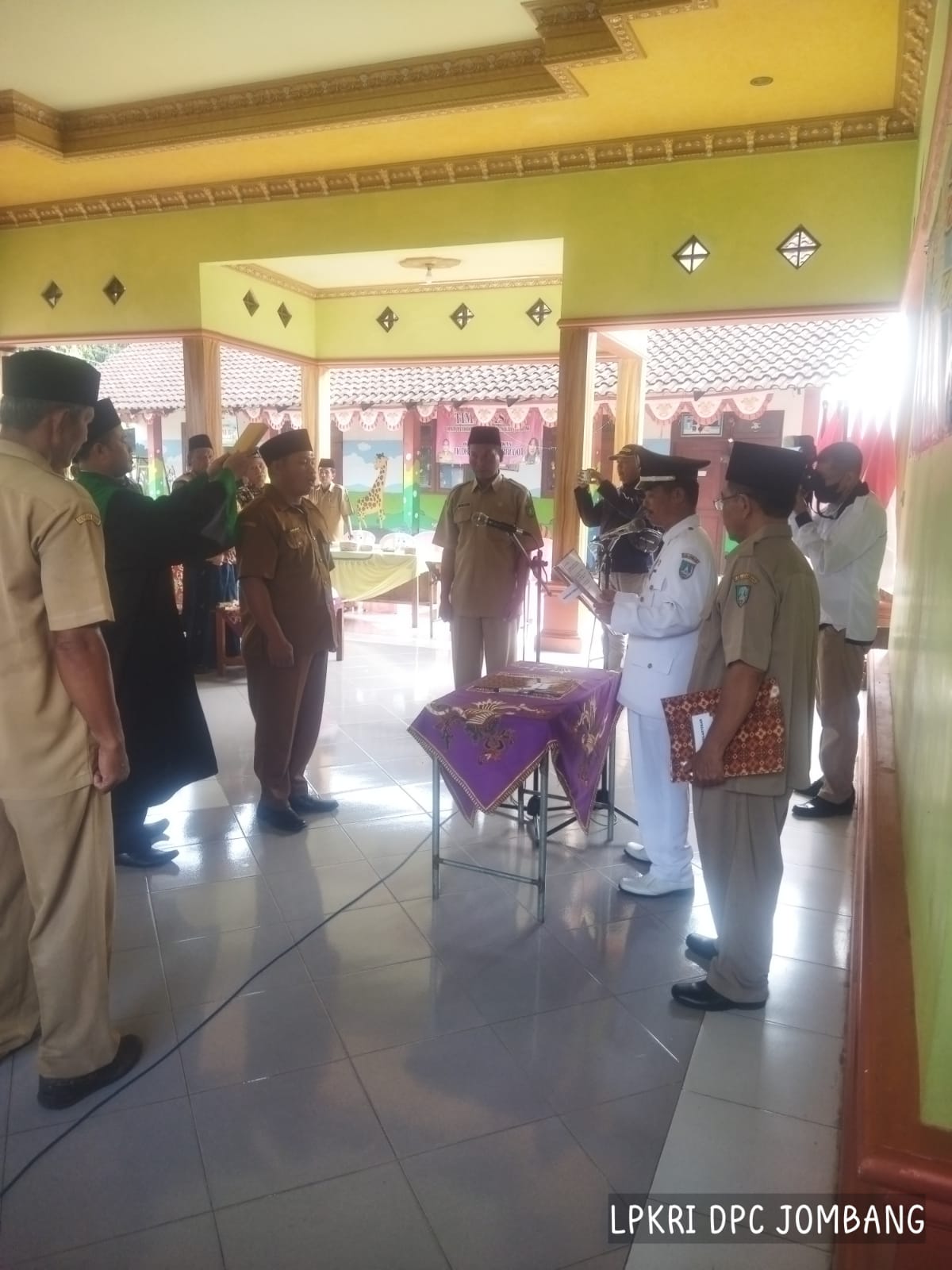 Pelantikan Perangkat Desa di Jombang Berjalan Terkendali