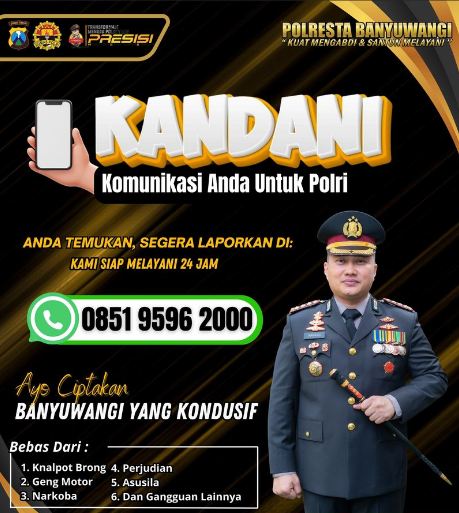 KANDANI, Cara Komunikasi Langsung dengan Polisi di Banyuwangi