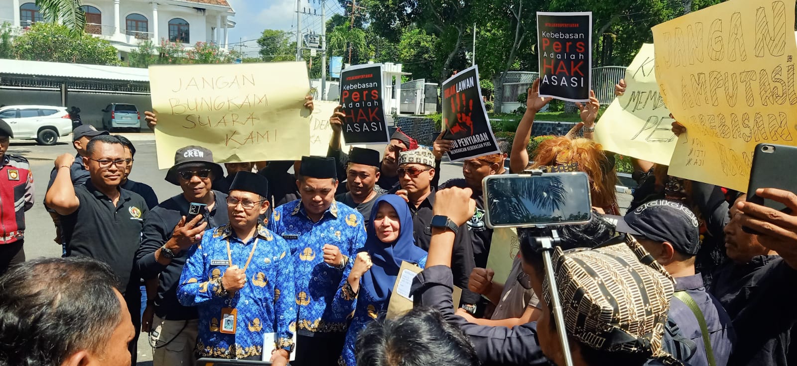 Wartawan Banyuwangi dengan Suara Keras Menolak Revisi RUU Penyiaran