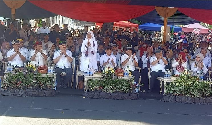 Menparekraf Sandiaga Uno, Menteri PUPR Basuki Hadimuljono, serta MenPAN-RB Abdullah Azwar Anas