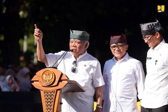 Pak Menteri PUPR Ngarepaken Dalan Tol Probowangi Cepet Mari, Biso dadi Wujud Ramene Banyuwangi