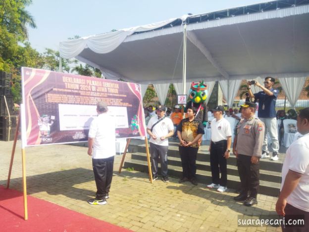 Deklarasi Pilkada Serentak 2024 Provinsi Jatim