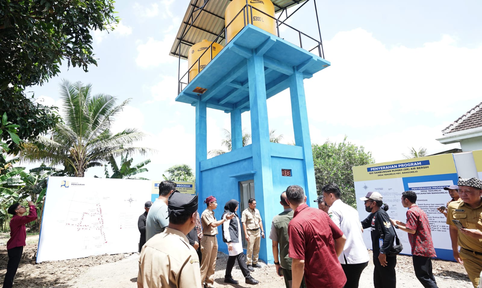 Tingkatkan Akses Air Bersih, DPU Pengairan Banyuwangi Pasang 1027 Sambungan Rumah Warga
