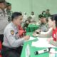 Sambut HUT TNI ke-79 di Makodim 0205/TK, Polres Tanah Karo Berpartisipasi Dalam Kegiatan Donor Darah