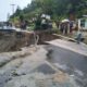 Jalan Sidikalang - Dolok Sanggul Desa Parbuluan IV Putus Total Akibat Hujan Deras (Roy Prawira)