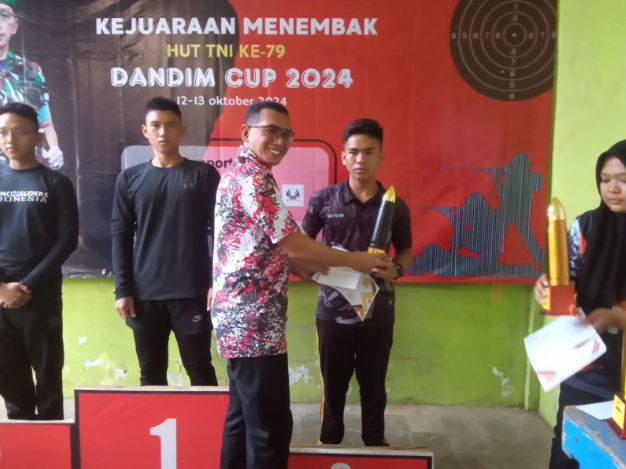 Atlet-atlet Terbaik Juara Menembak Dandim Cup Tahun 2024