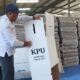 Logistik Pilkada 2024 di Gudang KPU Banyuwangi (foto: Ngopibareng)