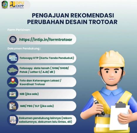 DPU CKPP Banyuwangi Permudah Akses, Masyarakat Kini Bisa Ubah Desain Trotoar Sesuai Kebutuhan