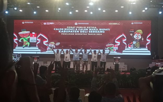 Debat Publik Calon Bupati Deli Serdang: Asri-Lom Lom Tampil Santun dan Terarah