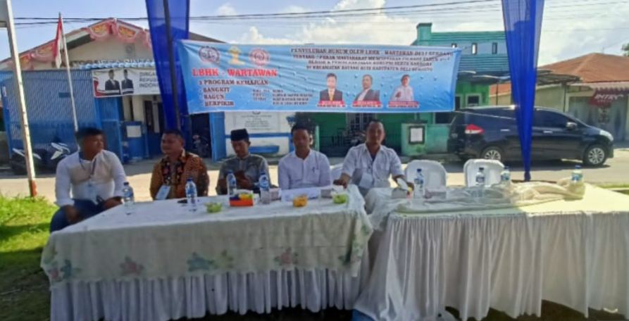 LBH K Wartawan Gelar Sosialisasi Pilkada dan Penyuluhan Masalah Sosial di Desa Bintang Meriah