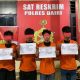 Sat Reskrim Polres Dari Amankan 4 Orang Pelaku Pencurian BBM