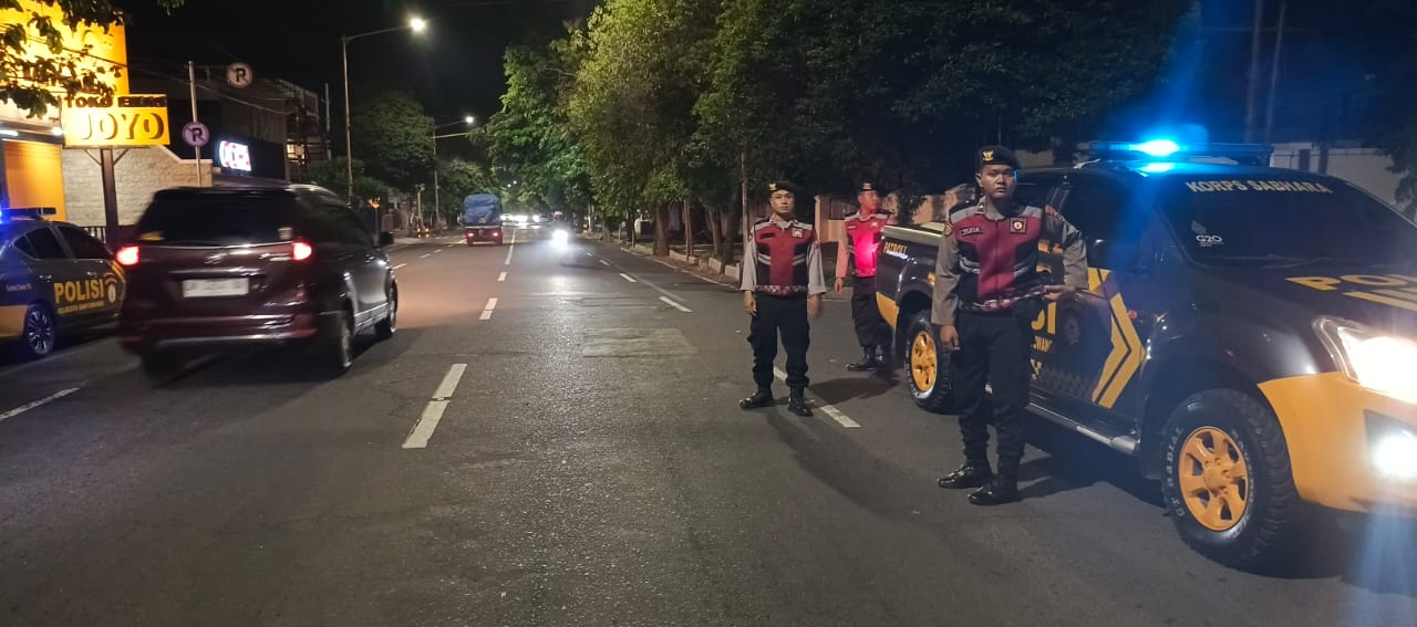 Samapta Polresta Banyuwangi Gelar Operasi Antisipasi Balap Liar