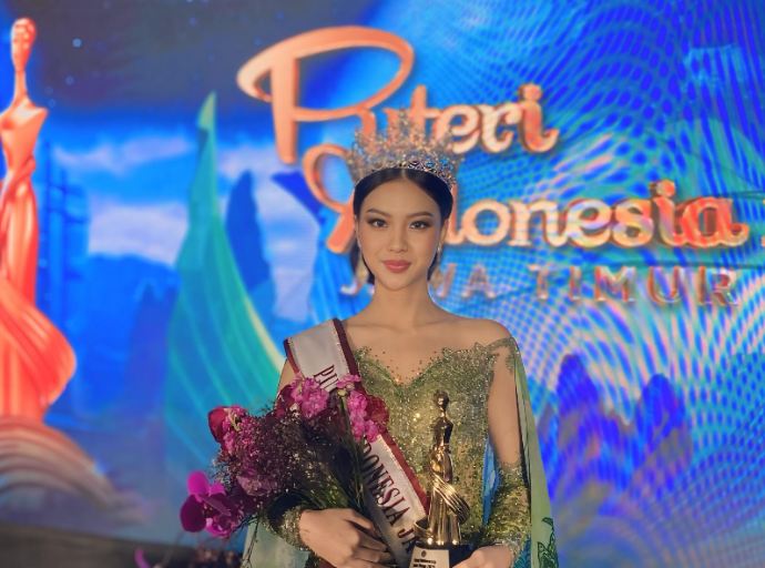 Firsta Yufi Amarta Putri, Gadis Banyuwangi Sabet Mahkota Puteri Indonesia Jawa Timur 2025