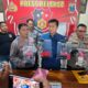 Konferensi pers polres Jombang ungkap kasus pembunuhan sadis di masterpiece barbershop