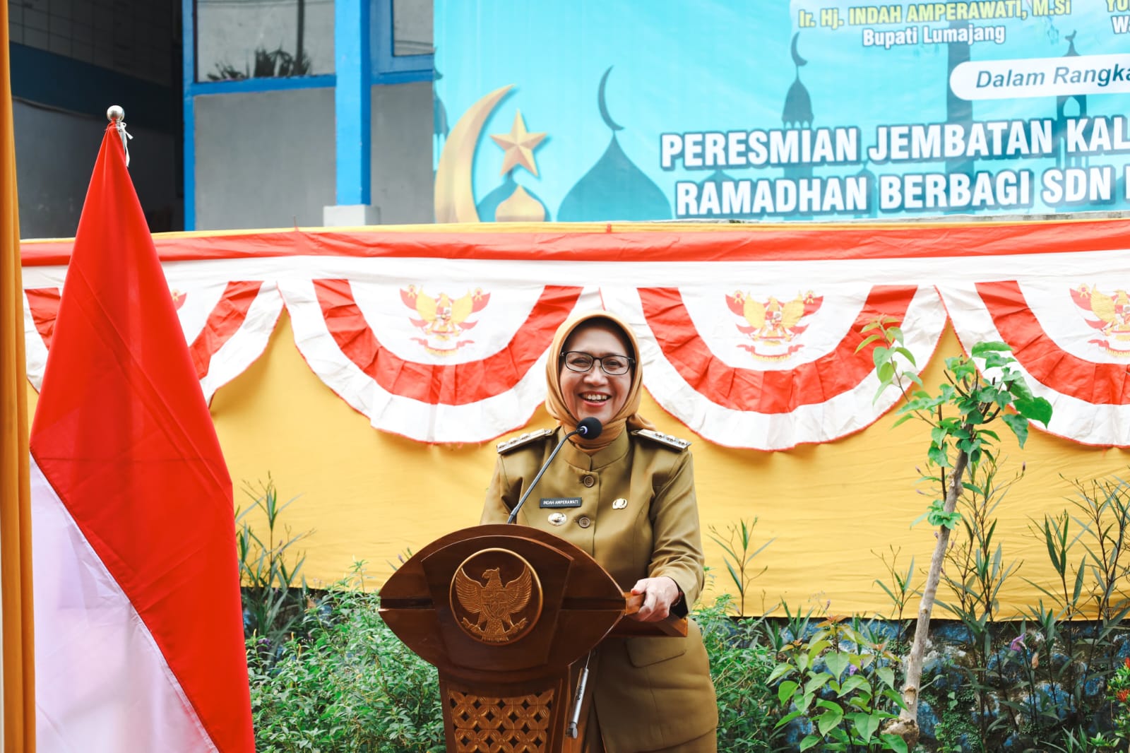 Bupati Lumajang Resmikan Jembatan Penghubung