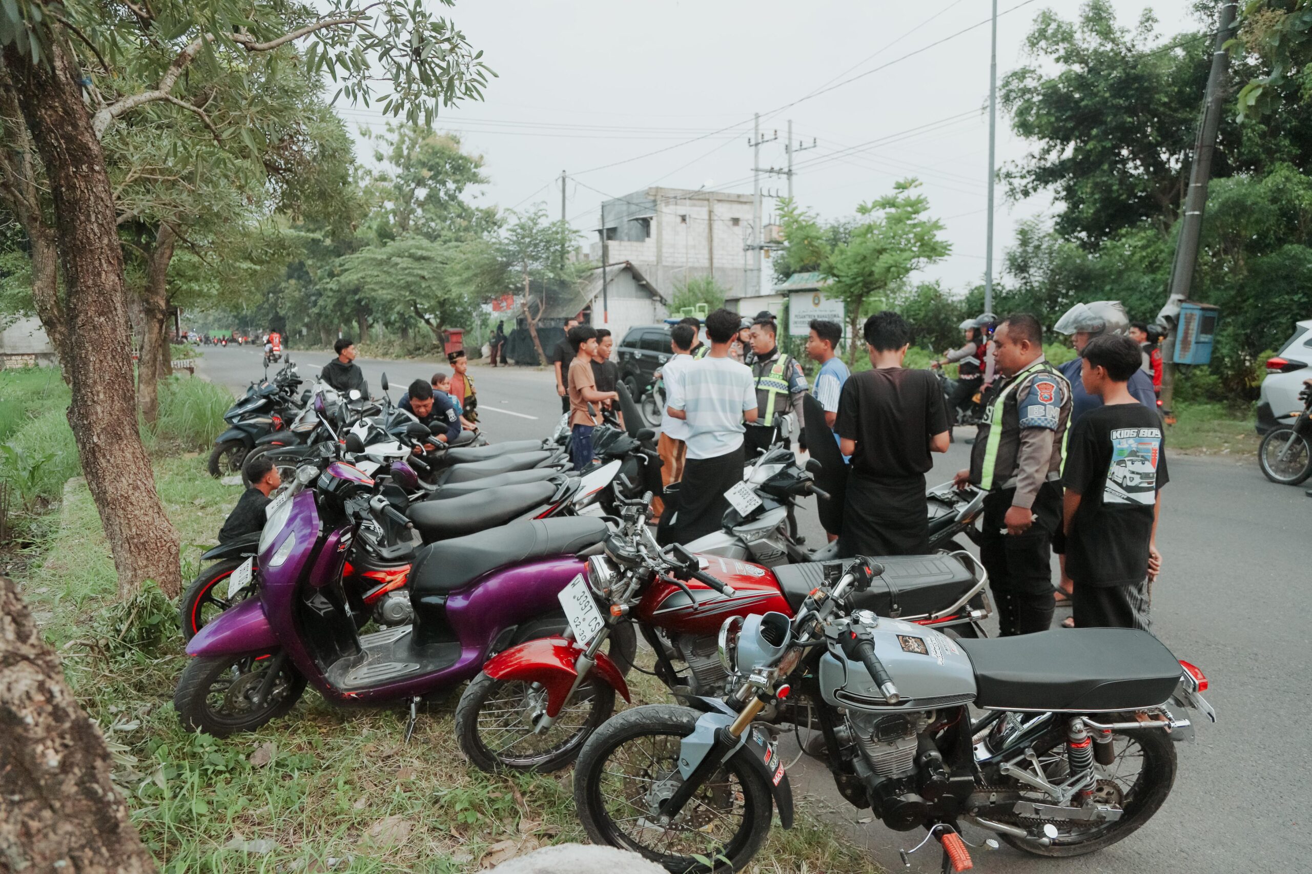 Jelang Buka Puasa, Polres Jombang Grebek Balap Liar di Bypass Cukir