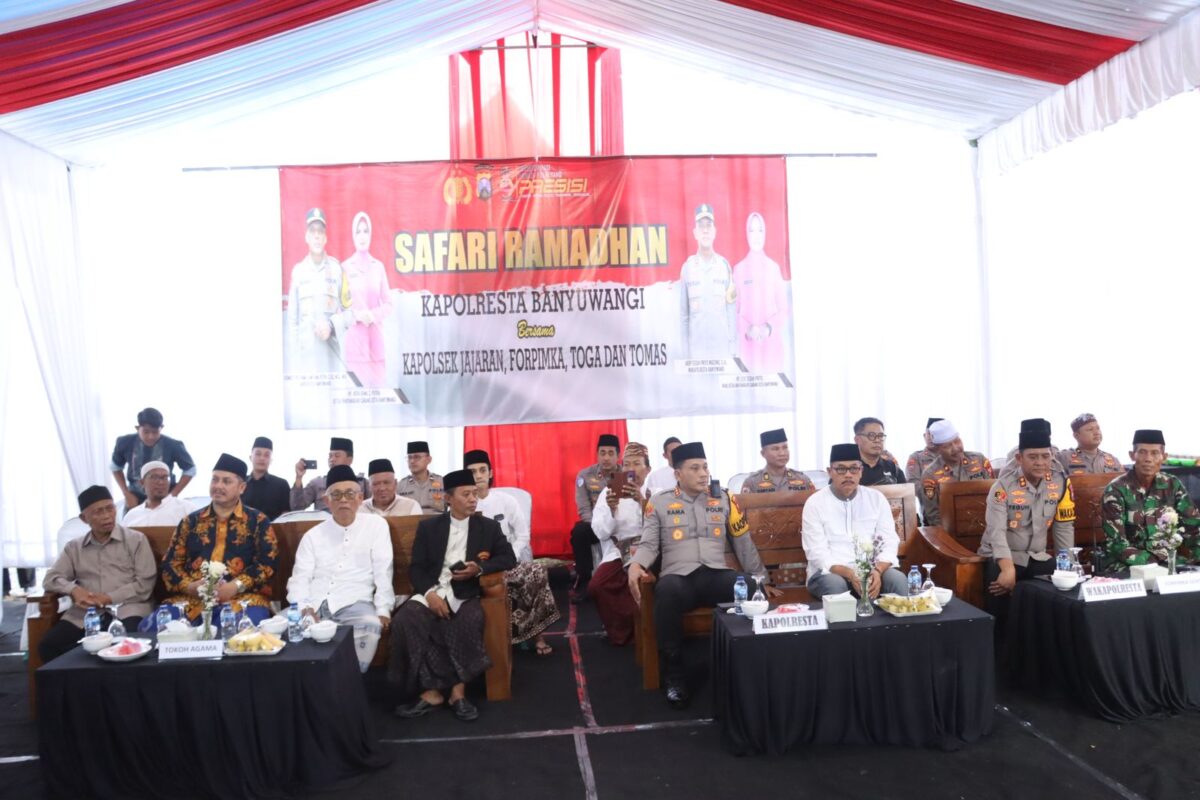 Kapolresta Banyuwangi Gelar Safari Ramadan di Polsek Genteng