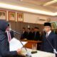 Pelantikan PJ sekda Ir. H., Guntur Priambodo oleh Bupati Ipuk Fiestiandani di aula rempeg jogopati,