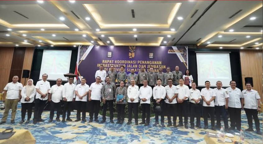 Bupati Karo Hadiri Rakor Infrastruktur BBPJN Sumut