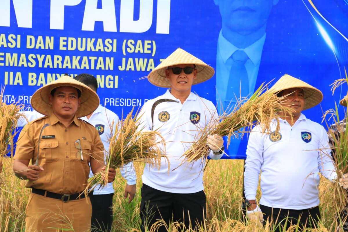 Kakanwil Ditjenpas Jatim Apresiasi Panen Raya di Lapas Banyuwangi