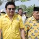 Ketua DPC Ormas MKGR Deli Serdang Gandhy Panigoro, S. AB dan Bapak H. Wagirin Arman, S. Sos Sesepuh Partai Golkar Sumut, Sesepuh MKGR Sumut