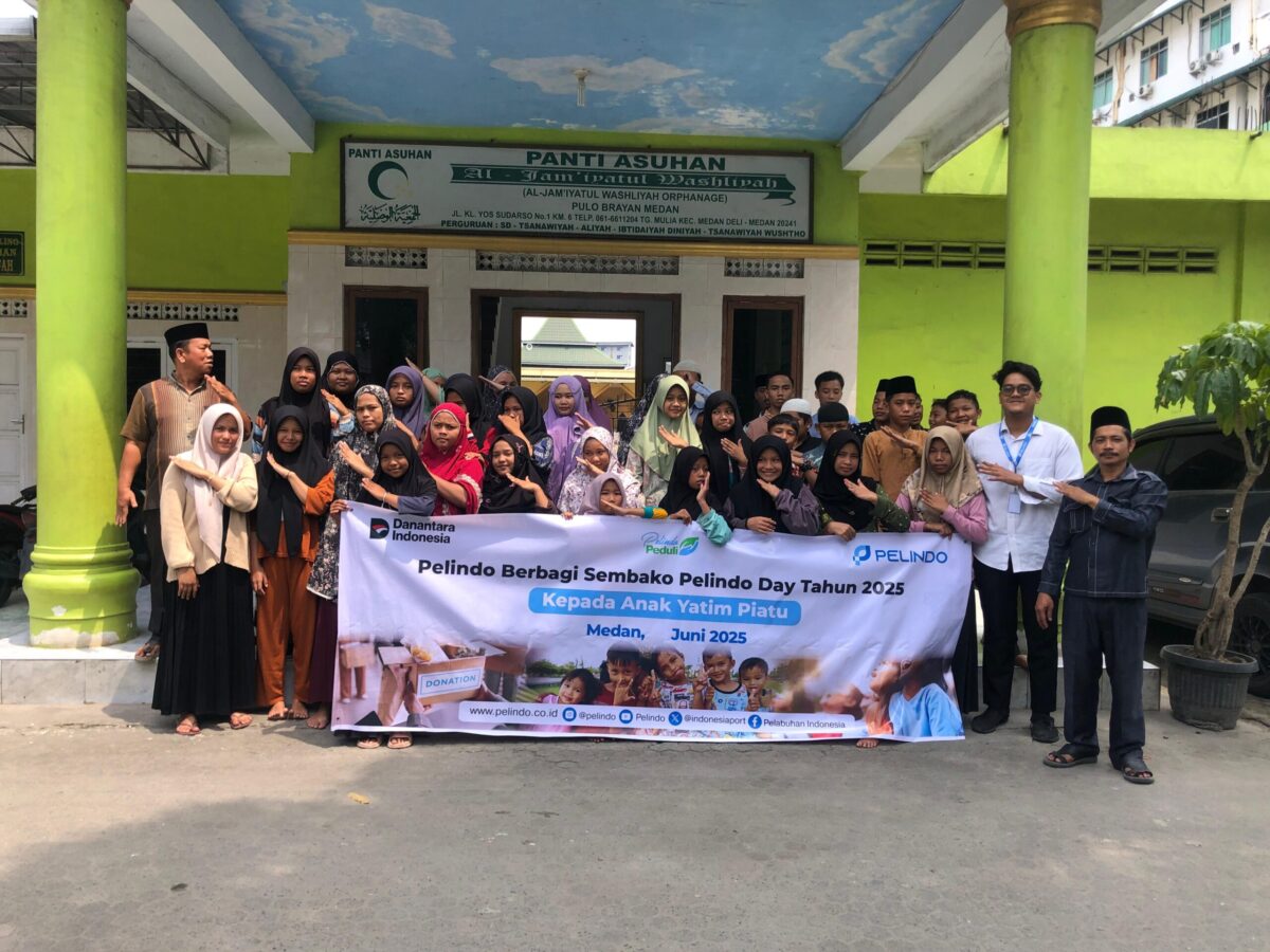 Pelindo Regional 1 Rayakan Pelindo Day 2025 dengan Berbagi kepada Anak Yatim