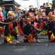 Festival Memengan Tradisional, anak tampak antusias memainkan permainan tradisional hula hoop