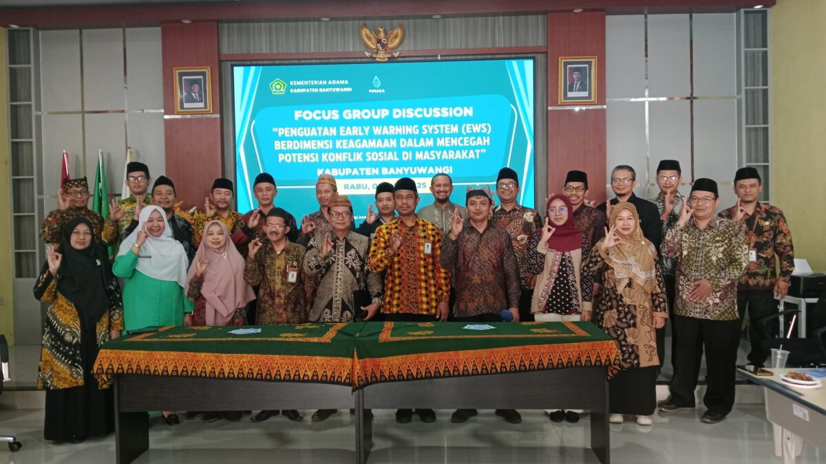Kemenag Banyuwangi Gelar FGD Cegah Konflik Sosial Lewat Pendekatan Keagamaan