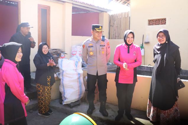 Peresmian Bank Sampah Bhayangkari Cabang Kota Banyuwangi