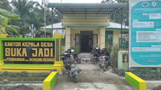 Kantor Desa Sukajadi, Kecamatan Perbaungan, Kabupaten Serdang Bedagai