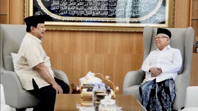 Presiden Prabowo Bersilaturahmi ke KH Ma’ruf Amin