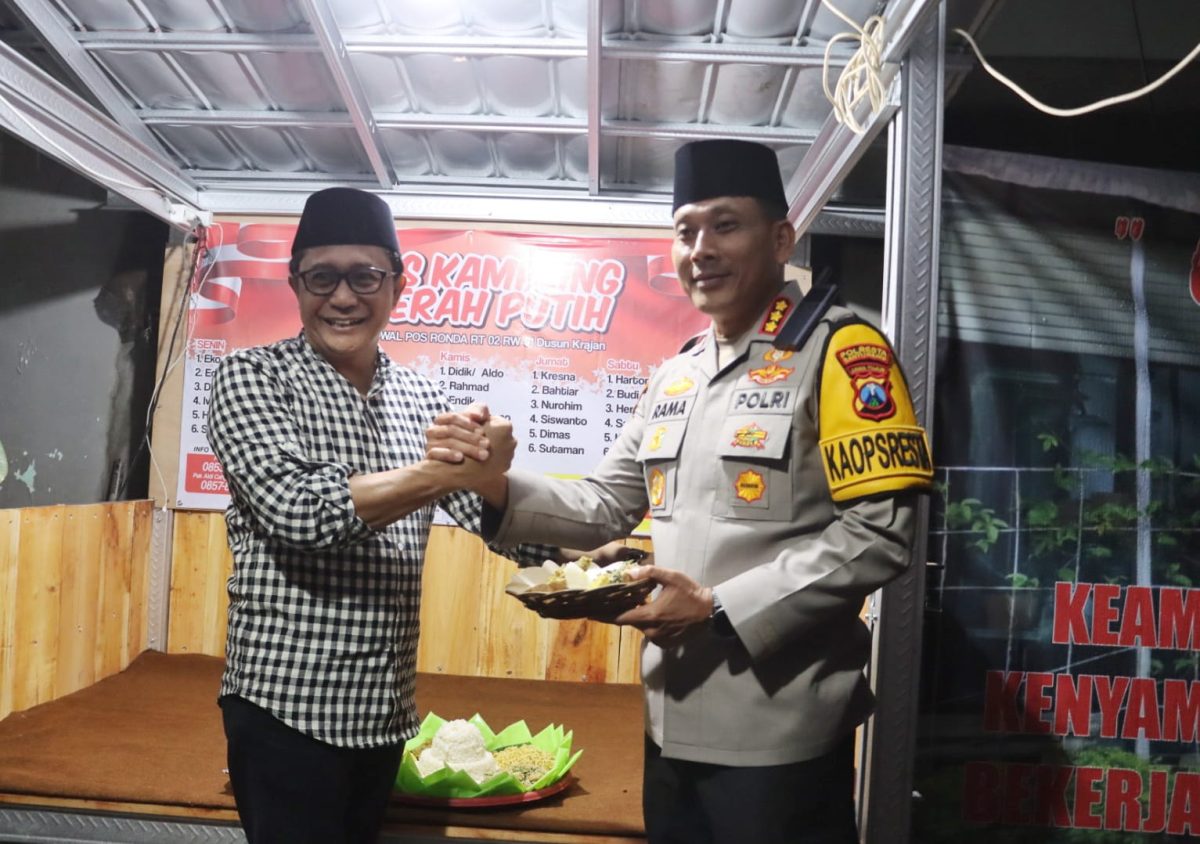 Kapolresta Resmikan Pos Kamling Baru di Sempu, Dorong Kebangkitan Siskamling di Tingkat Desa