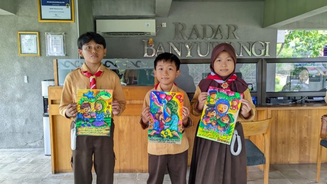Moch. Alfan Ananta dan peserta dari Sdn 3 macan putih